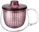 KINTO 22914 UNITEA Unimag, 11.8 fl oz (350 ml), Wine Red, Heat Resistant Glass