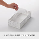 like-it 9036 Kitchen Storage Case, Bricks, 13.8 inches (350 cm), Wide, M, Approx. Width 8.3 x Depth 13.8 x Height 2.5 inches (21 x 35 x 6.3 cm), Clear, Made in Japan, Stackable, Accessory Storage