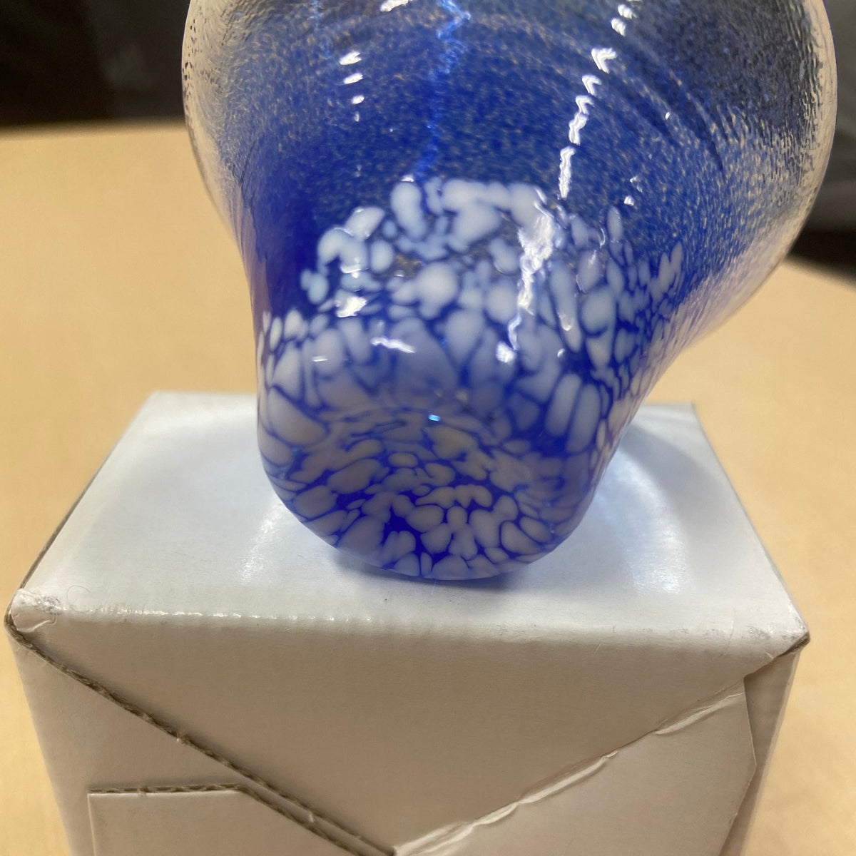 Special Sale! Japanese Sake Glass Fuji Fujisan Blue Symbol Craftsmansh