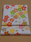 Obi for Shichi-Go-San Celebrations (For Children's Kimonos) 420cm / Silk 100% Woven in Japan - Kurumira Shop