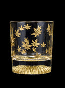 Golden Rock Glass (with Sengoku Warlord family crest) in Kanazawa, JAPAN - Kurumira Shop