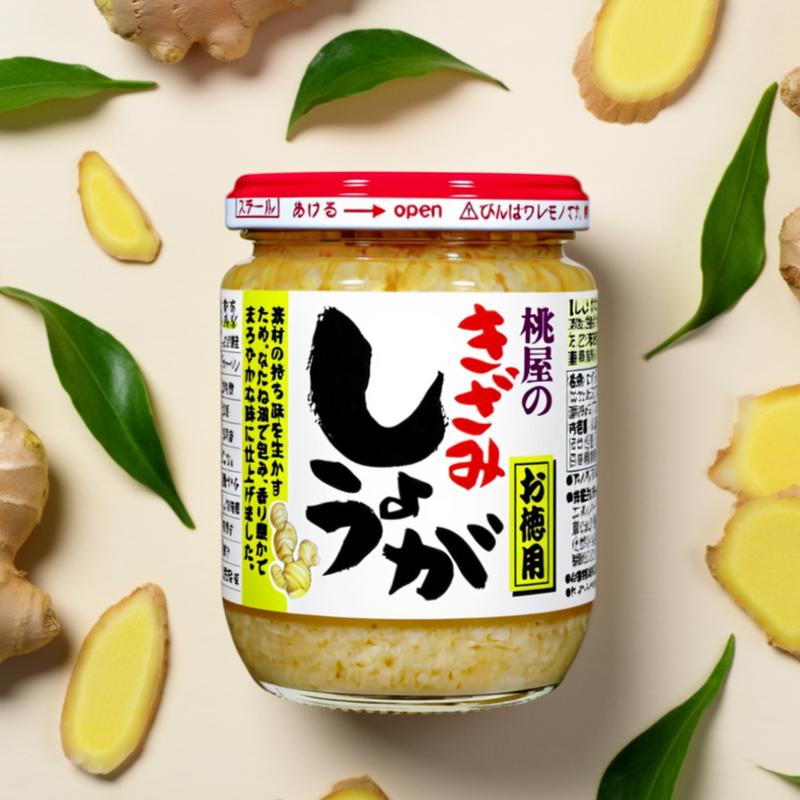 Momoya Chopped Ginger Large 205g Pack – Made in JAPAN - Tokyo Sakura Mall
