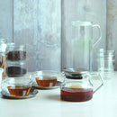 KINTO CAST 23088 One-Touch Teapot, 23.7 fl oz (700 ml), Heat-resistant Glass, Tea, Microwave and Dishwasher Safe