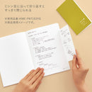 Kokuyo KME-FNT1S3DM Sticky Notes, Notebook, 25 Sheets, 0.1 inch (3 mm) Grid, Black