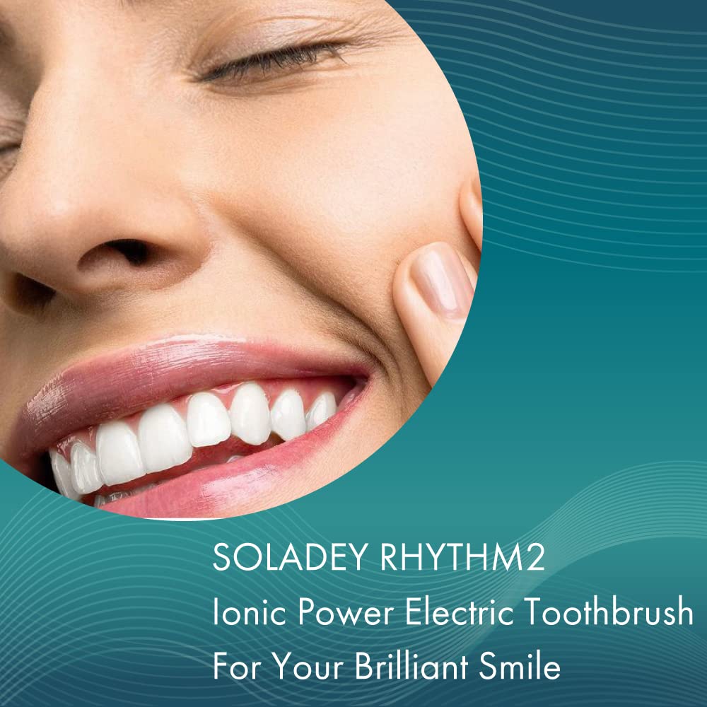 Soladey Rhythm2 Ionic Power Electric Toothbrush Solar Panels-TiO2 Semi