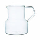 KINTO CAST 23088 One-Touch Teapot, 23.7 fl oz (700 ml), Heat-resistant Glass, Tea, Microwave and Dishwasher Safe