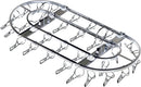 Shimomura 26450 Pinch Hanger, 40 Pinch Hanger, Made in Japan, 2-Point Hooks, Stable to Dry, Rust-Resistant, Tangle-Resistant, Bathroom Drying, Foldable, Storage, Stainless Steel, Room Drying, Indoor