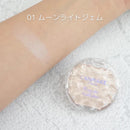 CANMAKE - Munyutto Highlighter - Packed Powder Compact - 0.13oz (3.8g) (01 Moonlight Gem)