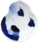 有田焼うつわ紀行(Aritayaki Utsuwa) Arita Ware Sota Kiln 97129 Gourd Shaped Bean Plate Wave Chidori