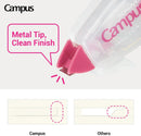 KOKUYO Refillable Correction Tape and Refill, 19.7 ft (6 m) Small White 6.5 mm Wide Easy To Use Applicator for Instant Corrections, Metal Tip with Clean Cut, Compact Size. (TW-MNT336)