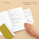 Kokuyo KME-FNT1S3DM Sticky Notes, Notebook, 25 Sheets, 0.1 inch (3 mm) Grid, Black