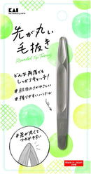 Kai destination is round tweezers (Silver)