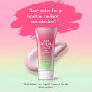 Skin Aqua Sunscreen Tone Up UV Essence 2.82oz(80g) - Happiness Aura Rose (Rose, Unscented)