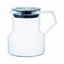 KINTO CAST 23088 One-Touch Teapot, 23.7 fl oz (700 ml), Heat-resistant Glass, Tea, Microwave and Dis
