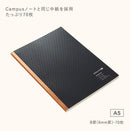 KOKUYO ME Composition Notebook, 1 Pack A5 Comp Book with B 6mm Ruled, 70 Sheets, School Lined Notebook in Grayish Black, Journal Notebook for Women Work Study Note Taking. Japan Import (KME-NB665DM)