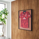 Gluaire Black Jersey Frame – UV Acrylic, Hanger, 915x783mm - Aluna-frame