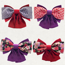 Japanese Chirimen Ribbon Hair Ornament for Kimono & Hakama - ten-field co.,ltd