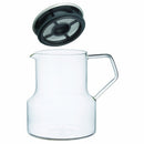 KINTO CAST 23088 One-Touch Teapot, 23.7 fl oz (700 ml), Heat-resistant Glass, Tea, Microwave and Dishwasher Safe