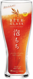 Toyo Sasaki Glass B-21147-JAN-P Beer Glass, 12.2 fl oz (360 ml), Enjoy the Rich Scent of Beer, Beer 