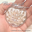 CANMAKE - Munyutto Highlighter - Packed Powder Compact - 0.13oz (3.8g) (01 Moonlight Gem)