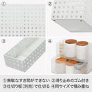 like-it 9036 Kitchen Storage Case, Bricks, 13.8 inches (350 cm), Wide, M, Approx. Width 8.3 x Depth 13.8 x Height 2.5 inches (21 x 35 x 6.3 cm), Clear, Made in Japan, Stackable, Accessory Storage