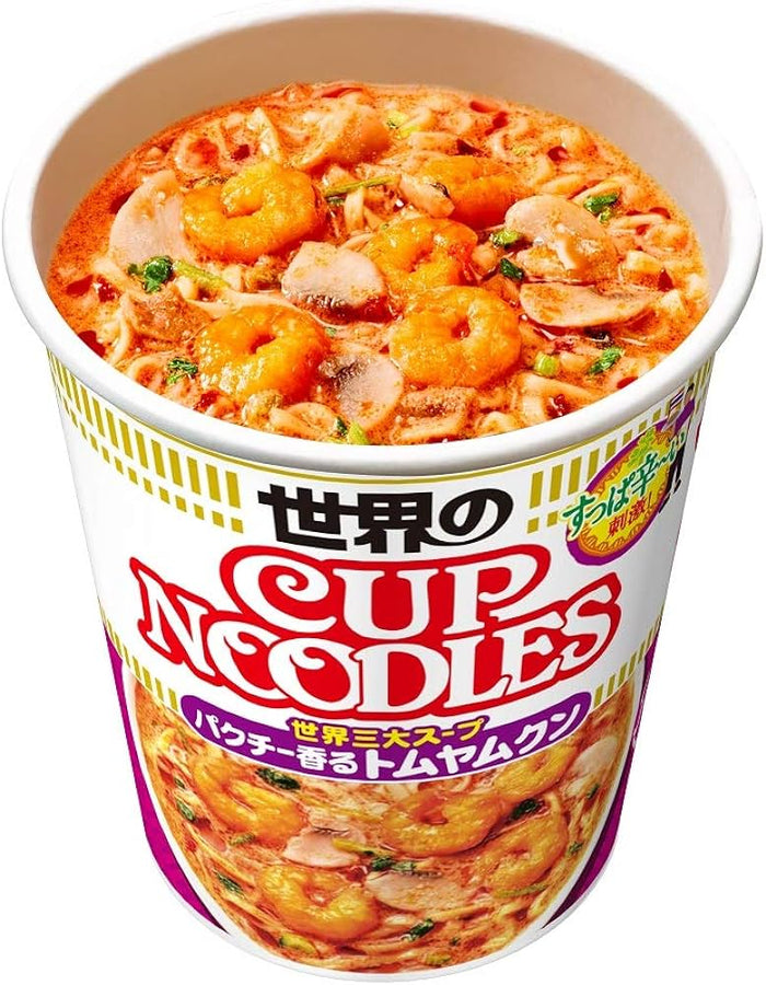 yumページです Nissin Cup Noodle Tom Yam Kung Fusion of Authentic Thai Flavors in Ins