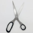 ALLEX Japanese Office Scissors 7.8" - Extra Large All-Purpose Scissors for Desk, Home, and School Use, All-Metal Japanese Stainless Steel Design - Black - Made in Japan