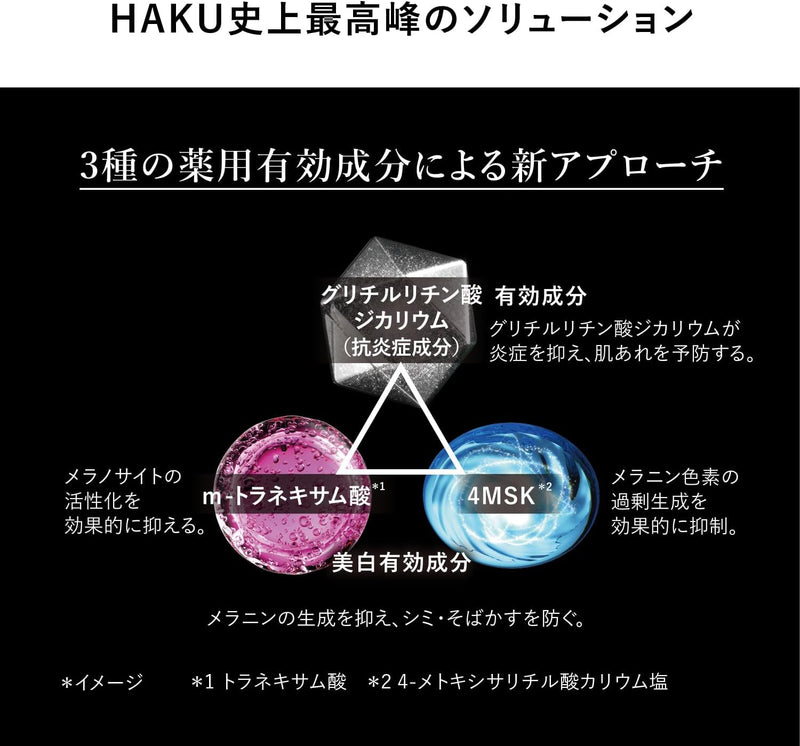 Shiseido HAKU Melano Focus IV Whitening Serum 45g + Extra 6g set Made in JAPAN - Tokyo Sakura Mall