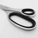 ALLEX Japanese Office Scissors 7.8" - Extra Large All-Purpose Scissors for Desk, Home, and School Use, All-Metal Japanese Stainless Steel Design - Black - Made in Japan