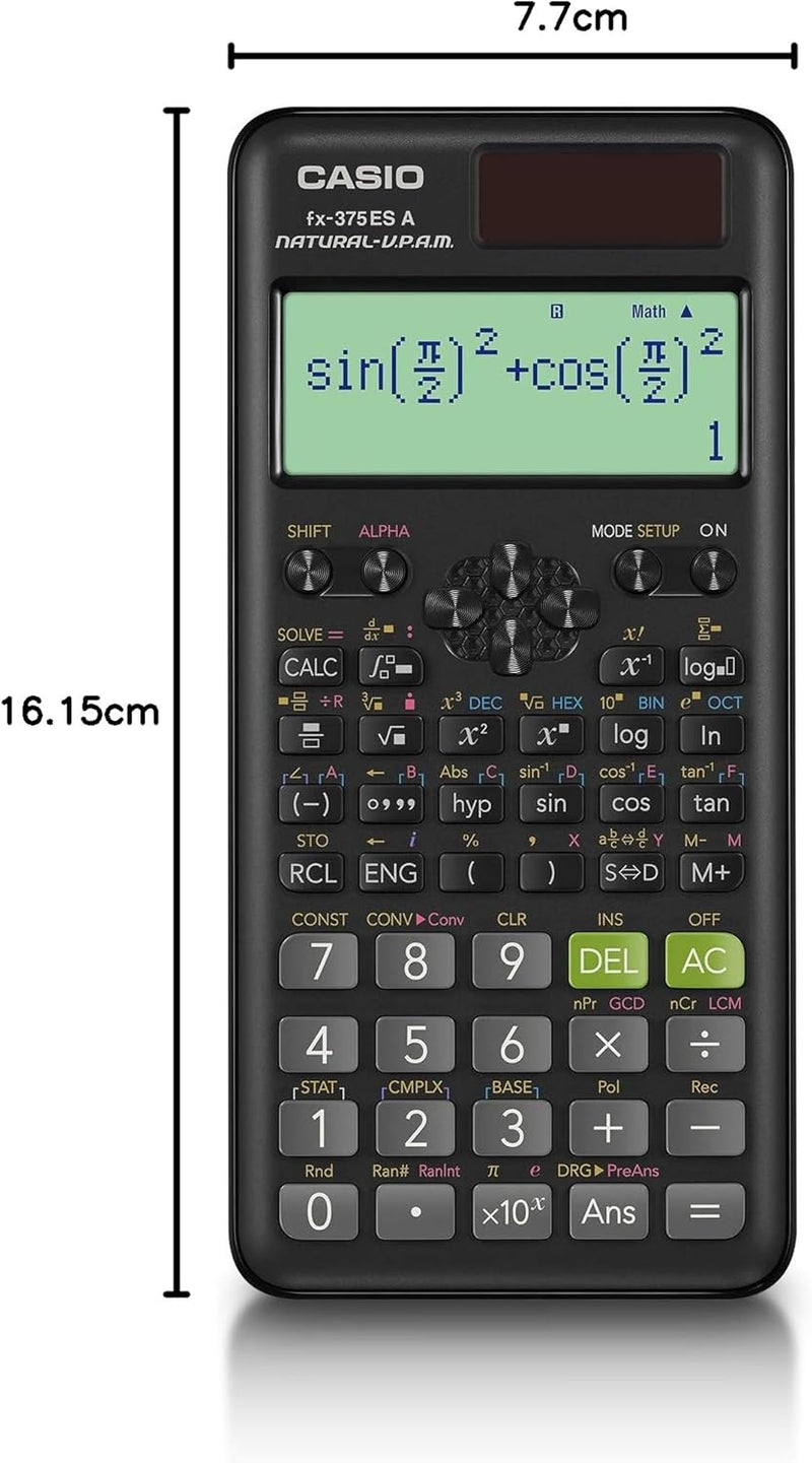Function Casio Casio Function Calculator FX-375ESA-N complex mathematical tasks calcu