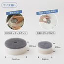 Marna POCO Kitchen Sponge, Set of 5 Refills (Replacement/Floating Storage) Sponge, Dishwashing, Kitchen Sponge, Deep Pink