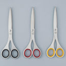 ALLEX Japanese Office Scissors 7.2" - Large All-Purpose Scissors for Desk, Home, and School Use, All-Metal Japanese Stainless Steel Design - Red - Made in Japan