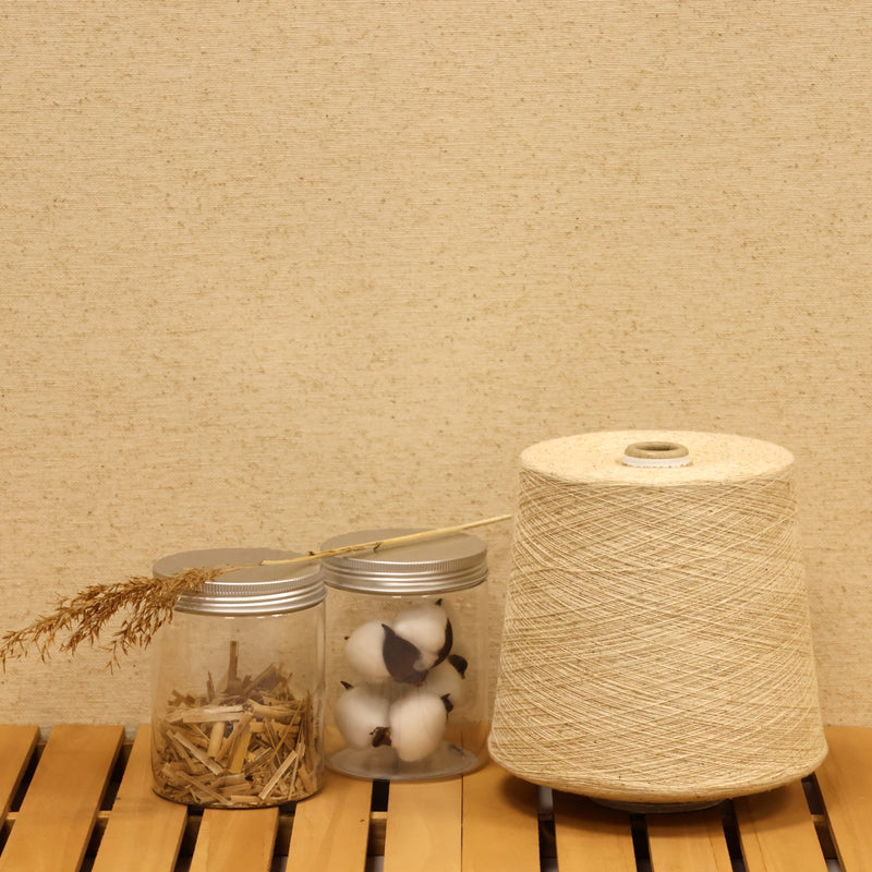 Yoshi Reed Cotton Blend Yarn 26/1 1kg Natural Antibacterial- Kawasaki