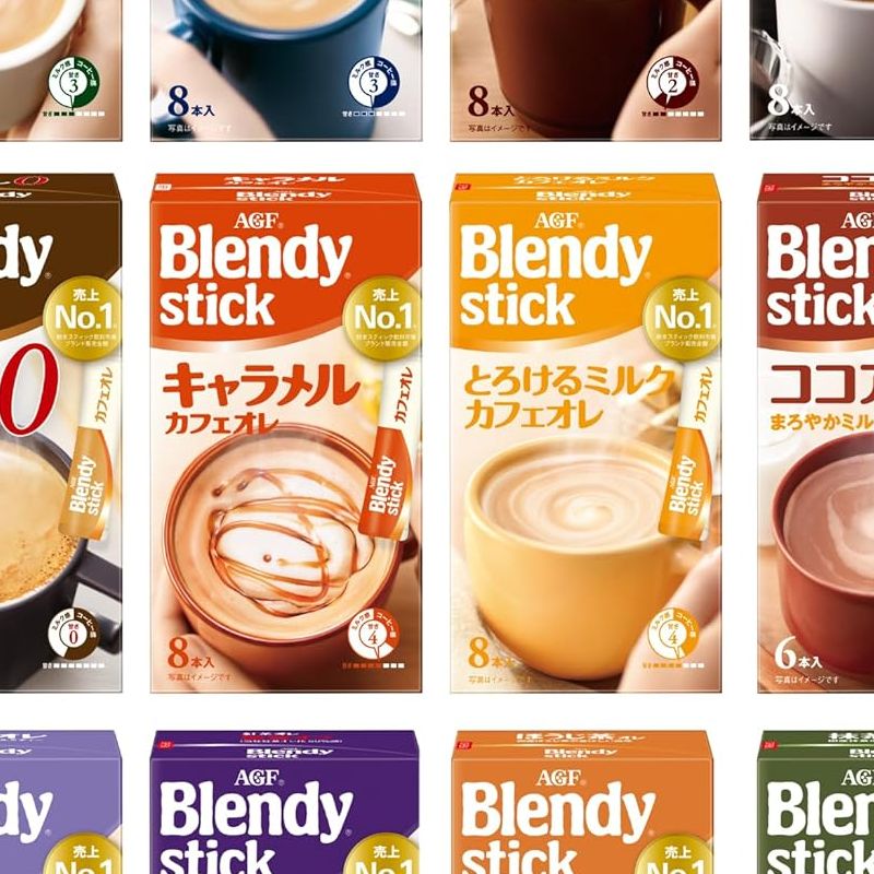 (Amazon.co.jp Exclusive) AGF Blendy Stick Drinking Comparison Set, 12 Types | j-Grab Mall Sakura Japan