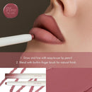 rom&nd Lip Mate Pencil | Semi Matte Lip Liner & Brush | 07 Fig Spread