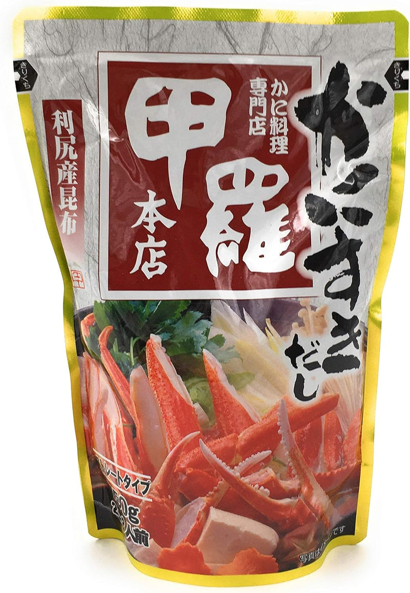 Kora Honten Crab Specialty Restaurant Crab Hot Pot Broth 720g Kani suki - ICHIBIKI Made in JAPAN