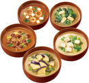 Padico Amano Foods Freeze-Dried Miso Soup Variety Set - 5 Flavors, 10 Servings