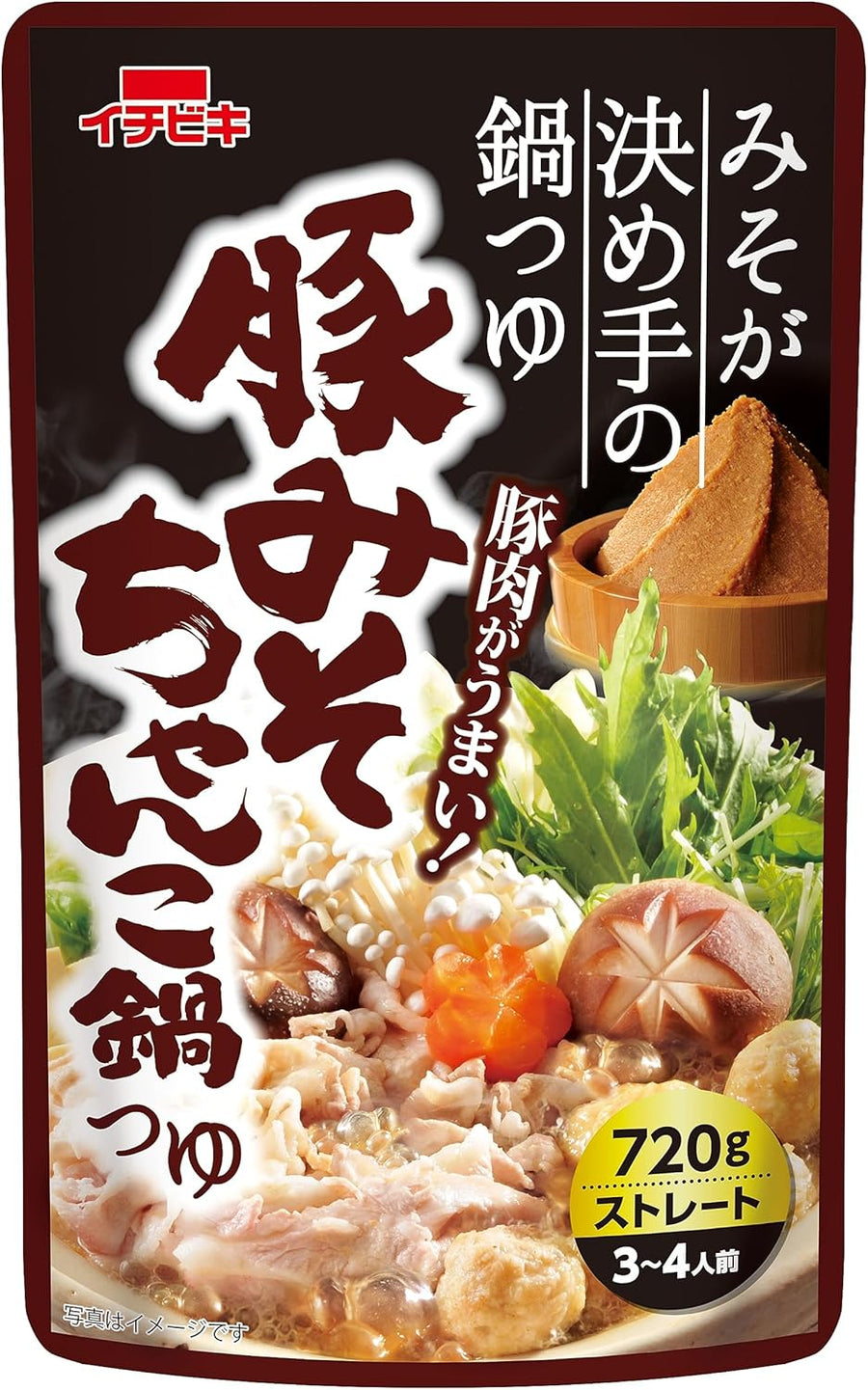 Straight Pork Miso Chanko Hot Pot Soup Base 720g Chanko Nabe - ICHIBIK