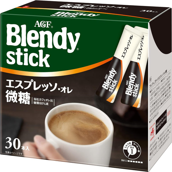 AGF Blendy Stick Cafe au Lait 30 sticks | j-Grab Mall Sakura Japan