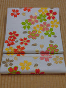 Obi for Shichi-Go-San Celebrations (For Children's Kimonos) 420cm / Silk 100% Woven in Japan - Kurumira Shop