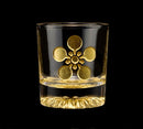 Golden Shot Glass (with Sengoku Warlord family crest) in Kanazawa, JAPAN - Kurumira Shop