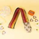 Cute Colorful Guitar Strap Adjustable Handmade Design - Kawasaki City Store
