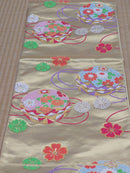 Obi for Shichi-Go-San Celebrations (For Children's Kimonos) 420cm / Silk 100% Woven in Japan - Kurumira Shop