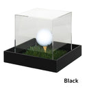 Golf Ball Display Case w/ Tee & Turf – Acrylic Hole-in-One Box - Aluna-frame