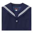 Classic Sailor School Uniform Top Navy with White Lines - KANKO GLOBAL