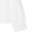 Summer Long Sleeve Sailor Uniform Top White with Navy Line - KANKO GLOBAL