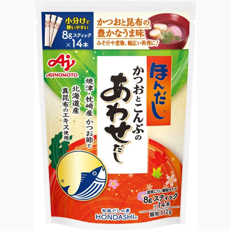 Ajinomoto Hondashi Bonito & Kelp Dashi 8g Sticks x14 – Made in JAPAN - Tokyo Sakura Mall