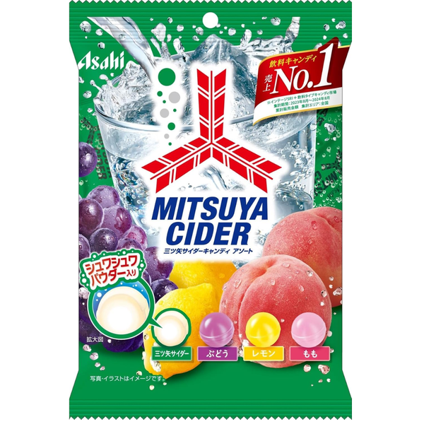 Asahi Mitsuya Cider Candy Assortment 112g × 6 Bags – Made in JAPAN - Tokyo Sakura Mall