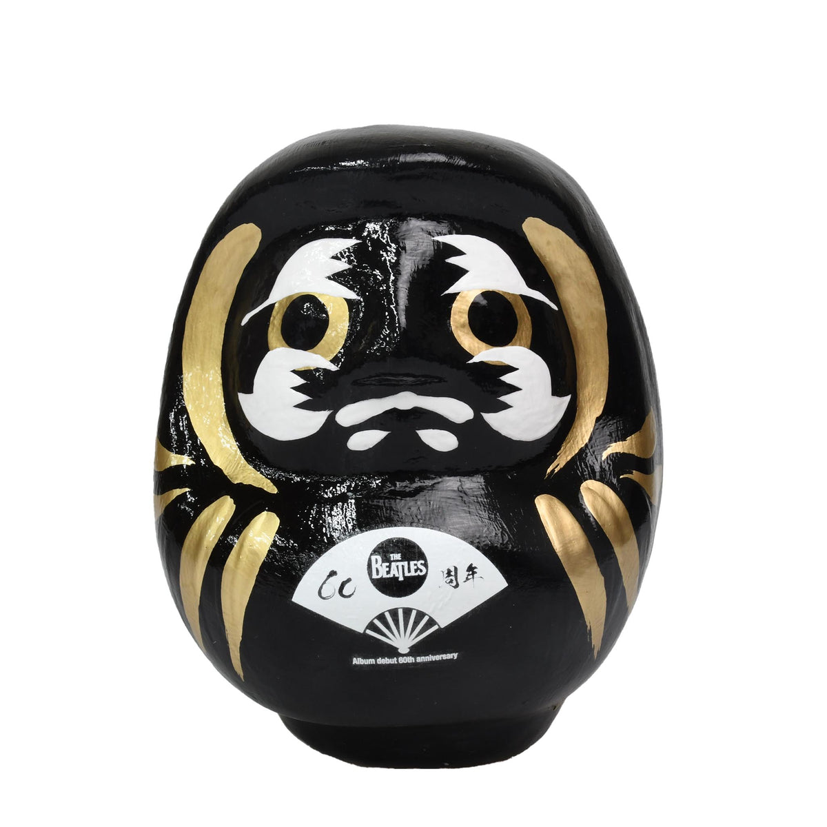 Daruma with 60th Anniversary Japanese Fan Pattern Logo- The Beatles ×