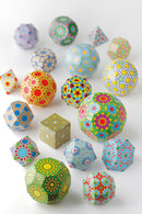 Geometric Paper Craft Kit "Geo Ball" – 3D Polyhedron Decoration - Shizuoka City